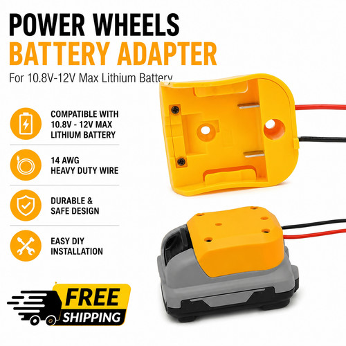 Power wheels adapter - wheels, for