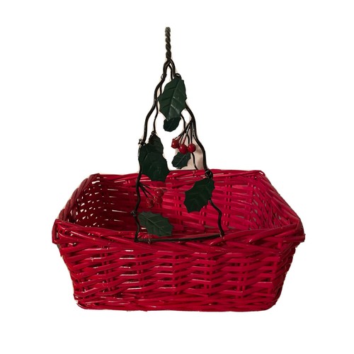 Red wicker christmas - ,