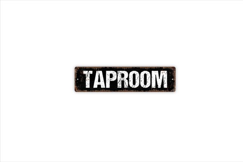 Taproom sign metal - sign, |