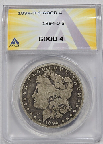 1894 morgan silver - 1894-o, dollar
