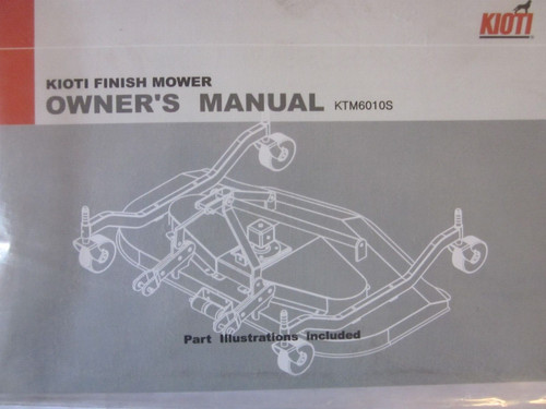 Fmk60 me002 kioti finish - finish, mower