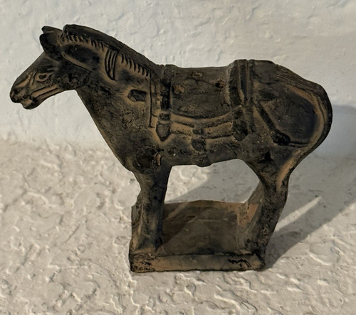Vintage chinese warrior horse - vintage,