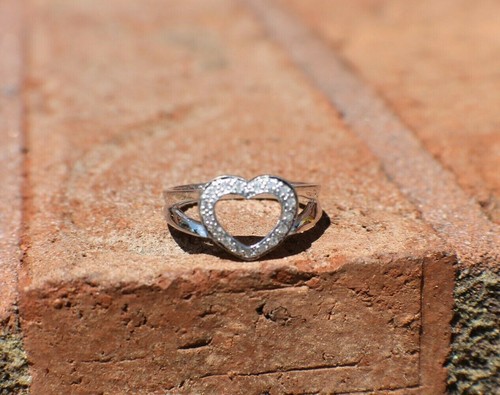 Solid 10k white gold diamond - solid,