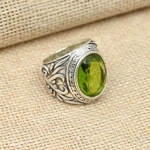 Peridot gemstone ring 925 - ring,
