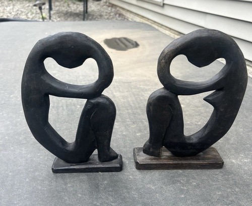 Vintage hand carved folk art - hand,