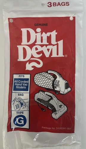 Genuine dirt devil - vacuum, bag