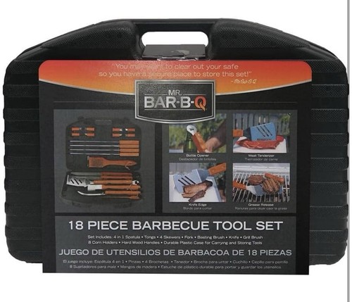Bar 18 piece deluxe - bar-b-q,
