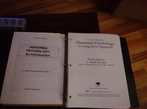 Abnormal psychology an - abnormal, psychology: