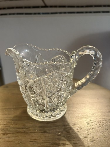 Vintage chrystal creamer - vintage,