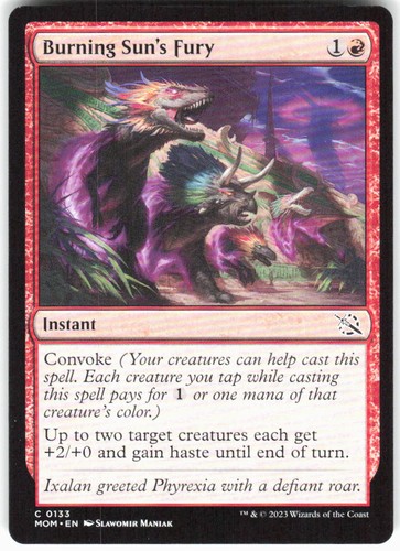 Burning sun fury - march, of