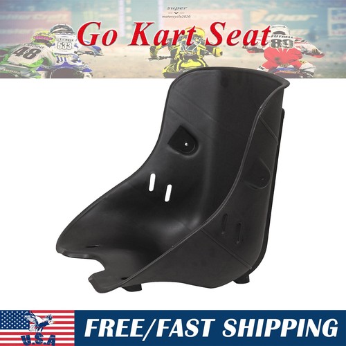 Black plastic bucket seat - black,