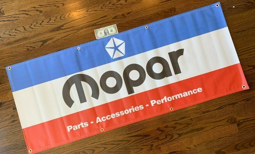 Mopar garage banner - mopar, sign