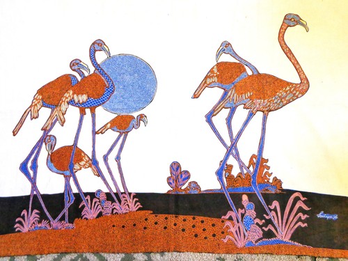 Flamingo family vintage - 6,