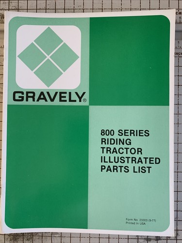 Gravely illustrated parts list - gravely,