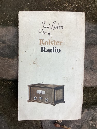 Rare vintage antique - rare, kolster