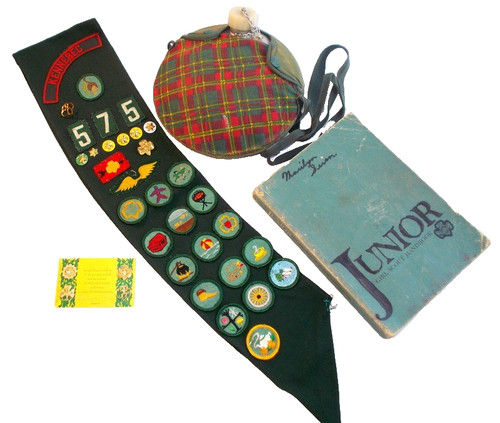 Vintage 1960s girl - girl, scout