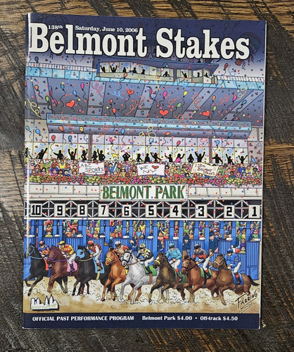 2006 belmont stakes program - belmont,