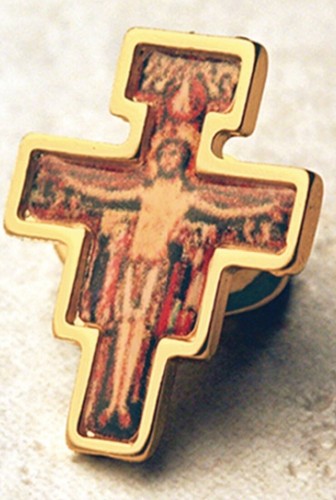 San damiano cross lapel - damiano, 1