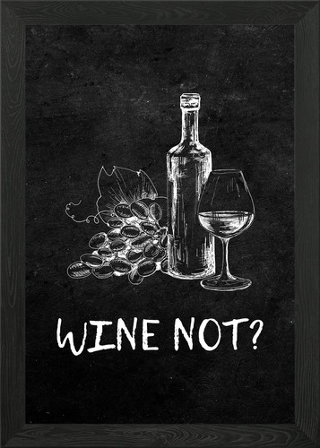Wine not posters framed - wine, 2
