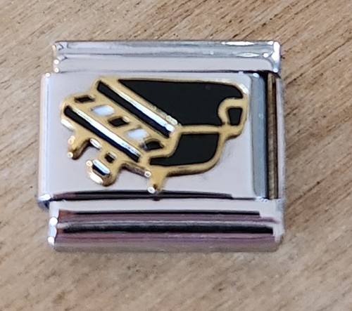 Black baby grand piano enamel - piano,