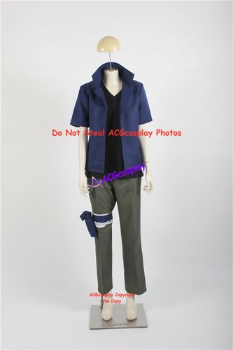 Navy blue coat olive green