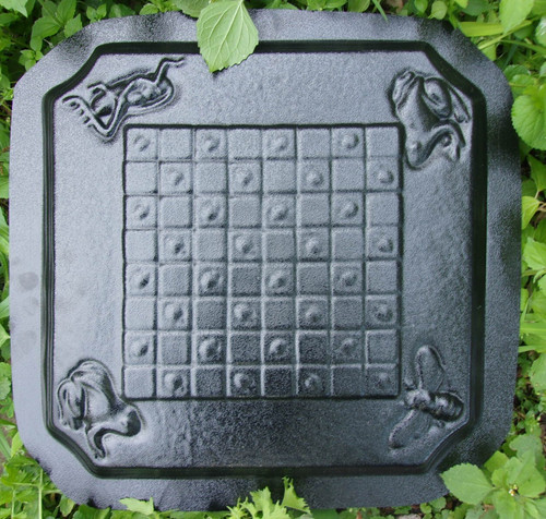 Chess checker board set mold - checker,
