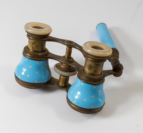Antique french blue enamel - french,
