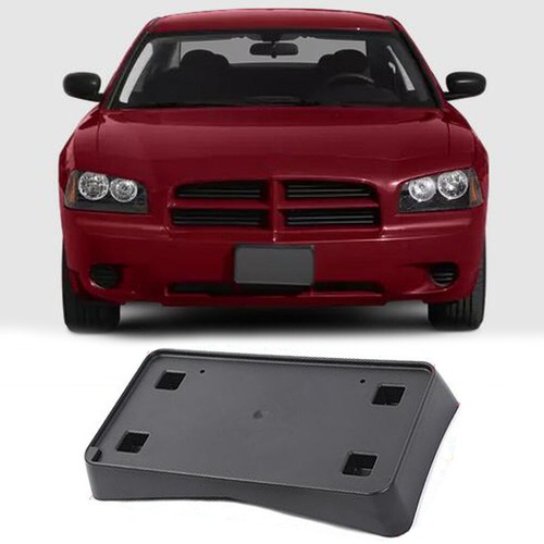 Black front license plate - black,