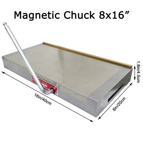 Permanent magnetic chuck 8x16 - magnetic,