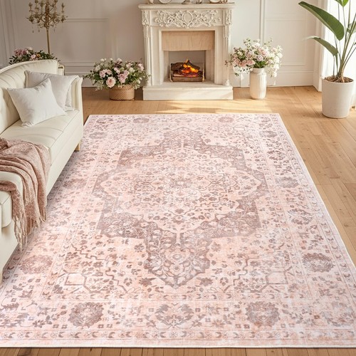 Nesrt boho 6x9ft - washable, area