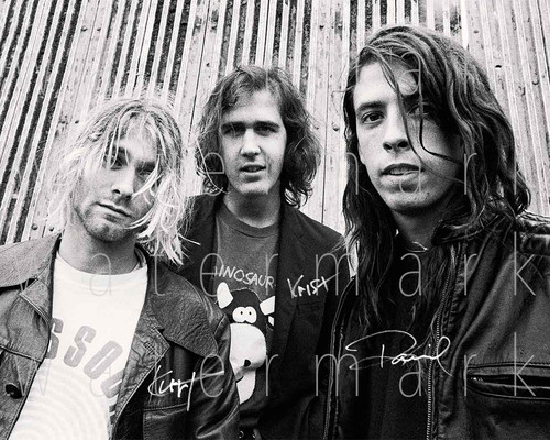 Nirvana signed kurt cobain - nirvana,
