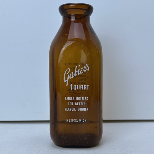 Quart amber pyro - amber, bottle