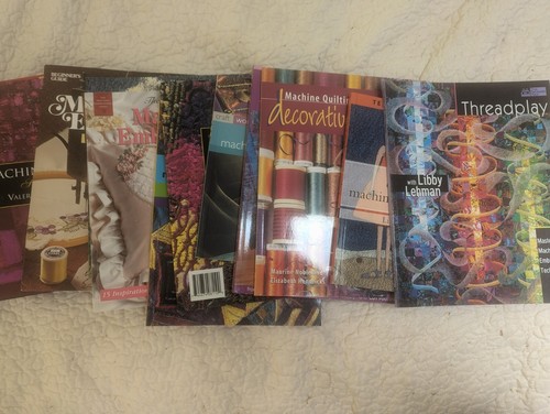 Books about machine embroidery - about,