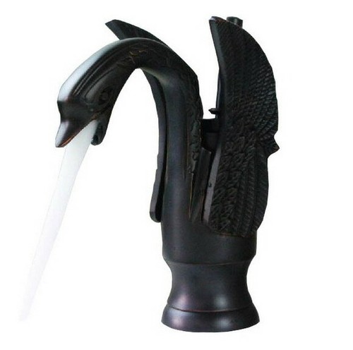 Swan oil rubbed brass single - swan,