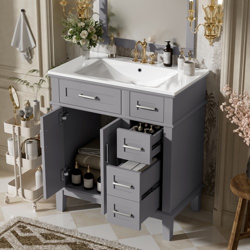 Bathroom vanity w - 30",