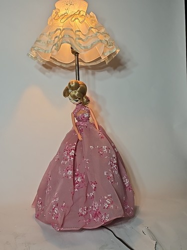 1960s doll table lamp - 19",