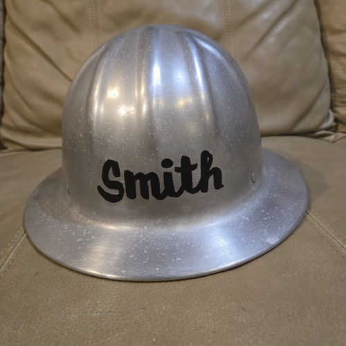 Vintage aluminum hard hat - aluminum,