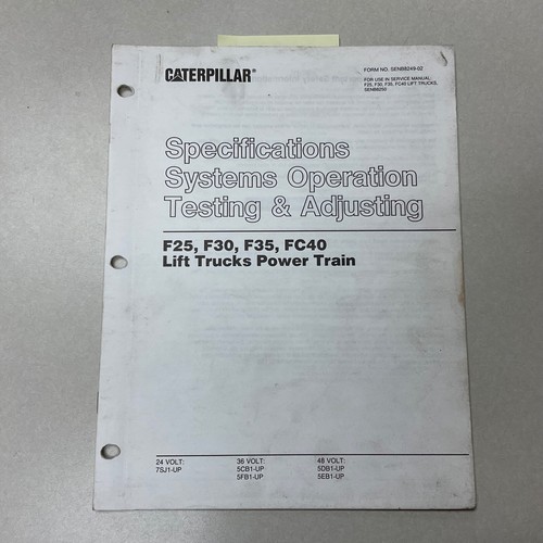 Cat caterpillar f25 f30 f35 - cat,