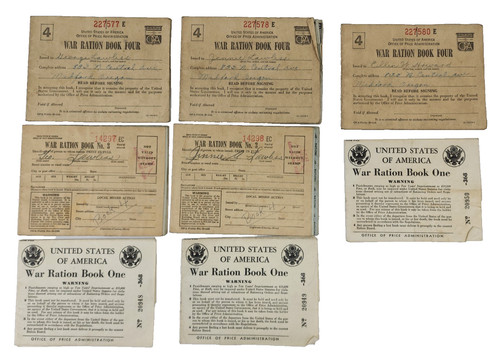 Ww2 war ration books - ration, &4