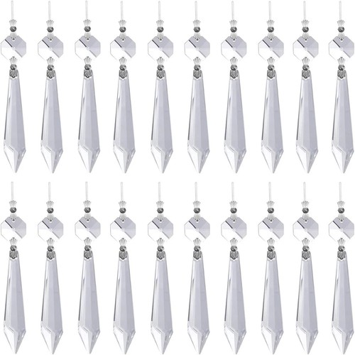 Pcs clear crystal - 20,