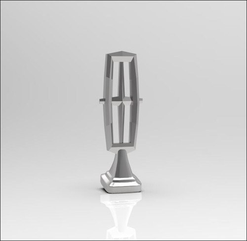 Lincoln continental hood - 1:25,