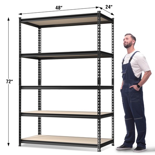 Tier metal garage shelving - garage,