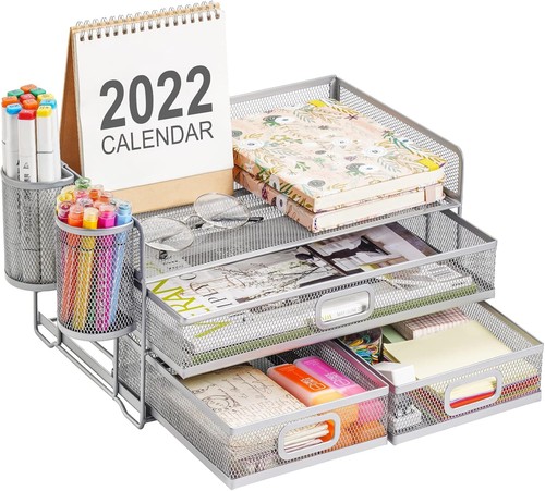 Tier mesh desk organizer - tier,