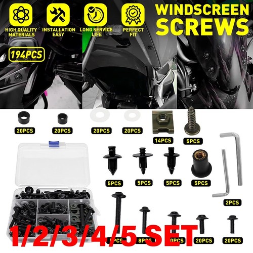 Black motorcycle fairing bolt - motorcycle,