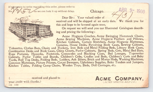 1900 acme company furniture - 1900,