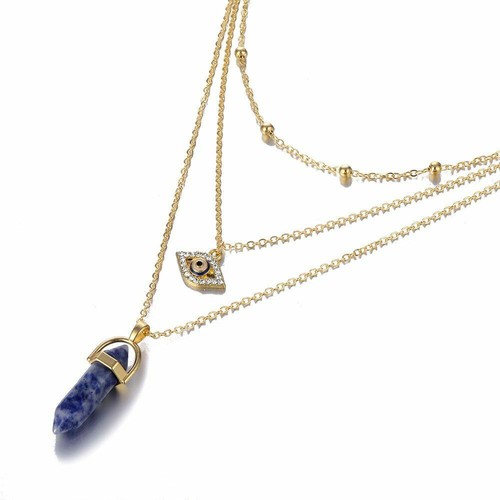 Women necklaces hexagonal - women,