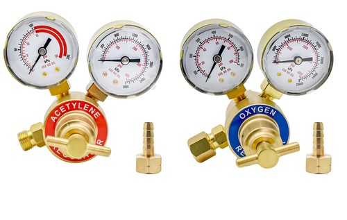 Oxy acetylene regulator - acetylene,