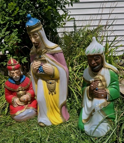Vtg empire nativity blow mold - empire,