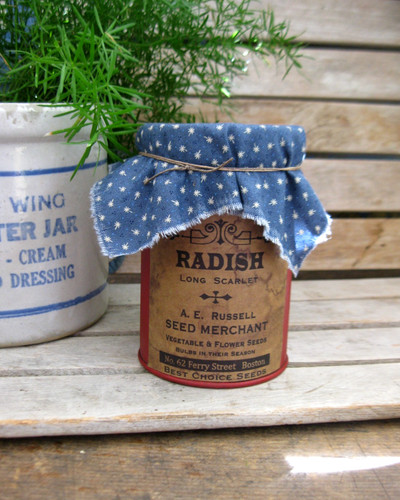 Antique pantry tin - antique,
