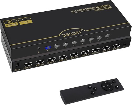 Hdmi switch 1 out - 8, 8